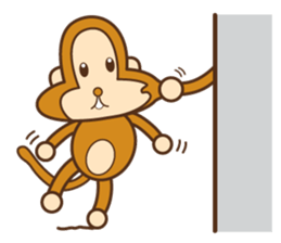 Brownie Monkey sticker #11299343