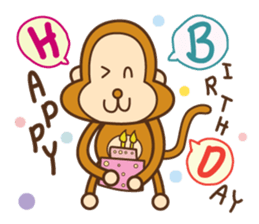 Brownie Monkey sticker #11299350