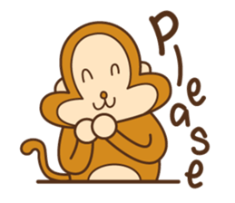 Brownie Monkey sticker #11299352