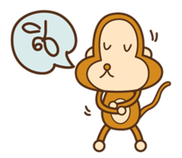 Brownie Monkey sticker #11299356