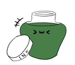 Ink bottles sticker #11299840