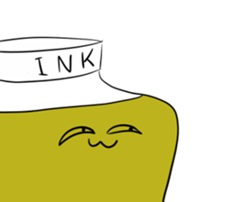 Ink bottles sticker #11299846