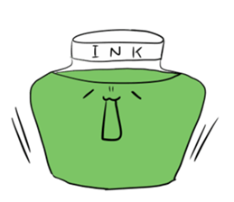 Ink bottles sticker #11299850