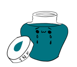 Ink bottles sticker #11299854