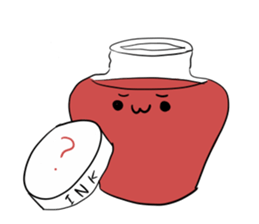 Ink bottles sticker #11299855