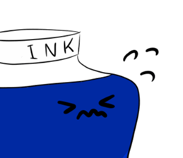 Ink bottles sticker #11299856