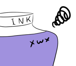 Ink bottles sticker #11299859