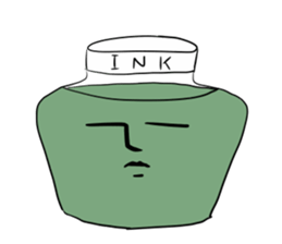 Ink bottles sticker #11299860