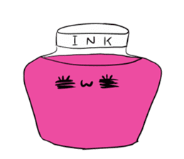 Ink bottles sticker #11299862