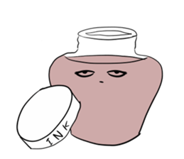 Ink bottles sticker #11299864