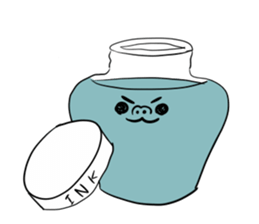 Ink bottles sticker #11299865