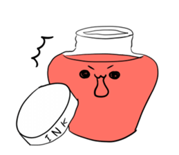 Ink bottles sticker #11299866