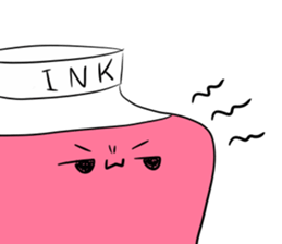 Ink bottles sticker #11299869