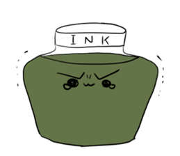 Ink bottles sticker #11299872