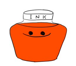 Ink bottles sticker #11299873