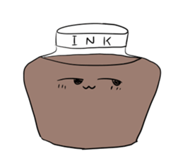 Ink bottles sticker #11299874