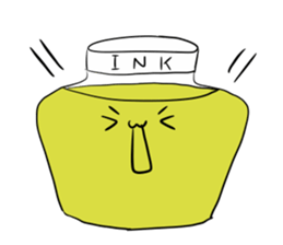 Ink bottles sticker #11299875