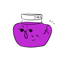 Ink bottles sticker #11299876