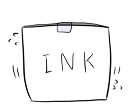 Ink bottles sticker #11299878