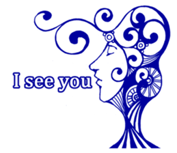 Between 2 Colors sticker #11299882