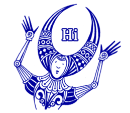 Between 2 Colors sticker #11299884