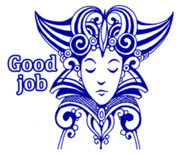 Between 2 Colors sticker #11299886