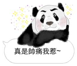 Panda I Love You 2 sticker #11300383