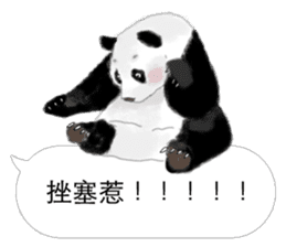 Panda I Love You 2 sticker #11300384
