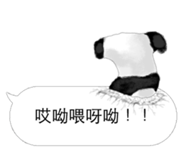 Panda I Love You 2 sticker #11300390