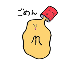 Mr.Apple juice sticker #11300761