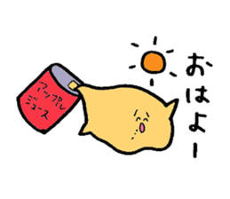 Mr.Apple juice sticker #11300762