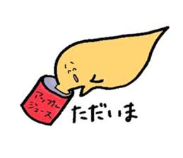 Mr.Apple juice sticker #11300773