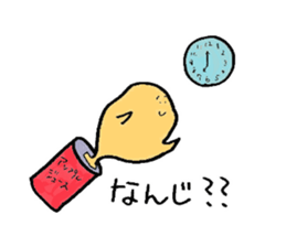 Mr.Apple juice sticker #11300777