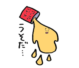 Mr.Apple juice sticker #11300782