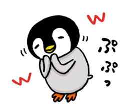 Convenient penguin 3 sticker #11301523