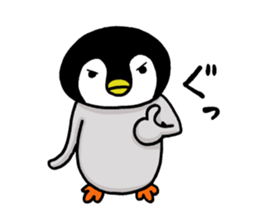 Convenient penguin 3 sticker #11301530