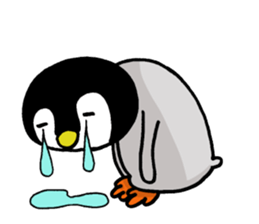 Convenient penguin 3 sticker #11301545