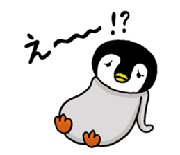 Convenient penguin 3 sticker #11301546