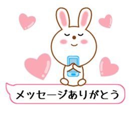 cute rabbit[Regular] sticker #11301651