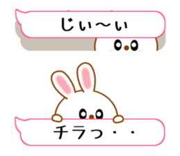 cute rabbit[Regular] sticker #11301659