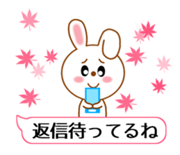 cute rabbit[Regular] sticker #11301661
