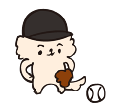 Let's play baseball !! sticker #11301725