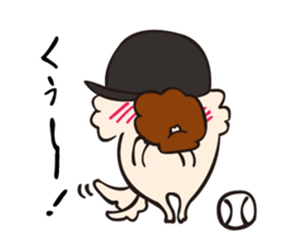 Let's play baseball !! sticker #11301726