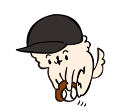 Let's play baseball !! sticker #11301727