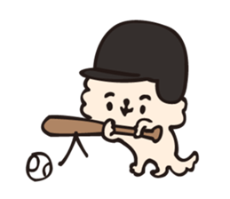 Let's play baseball !! sticker #11301730