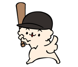 Let's play baseball !! sticker #11301746