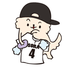 Let's play baseball !! sticker #11301755