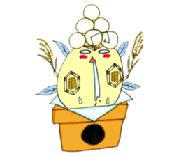 Full Moon's holiday sticker #11302696