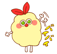 fried shrimp rabbit sticker #11302887