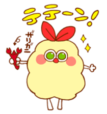 fried shrimp rabbit sticker #11302892